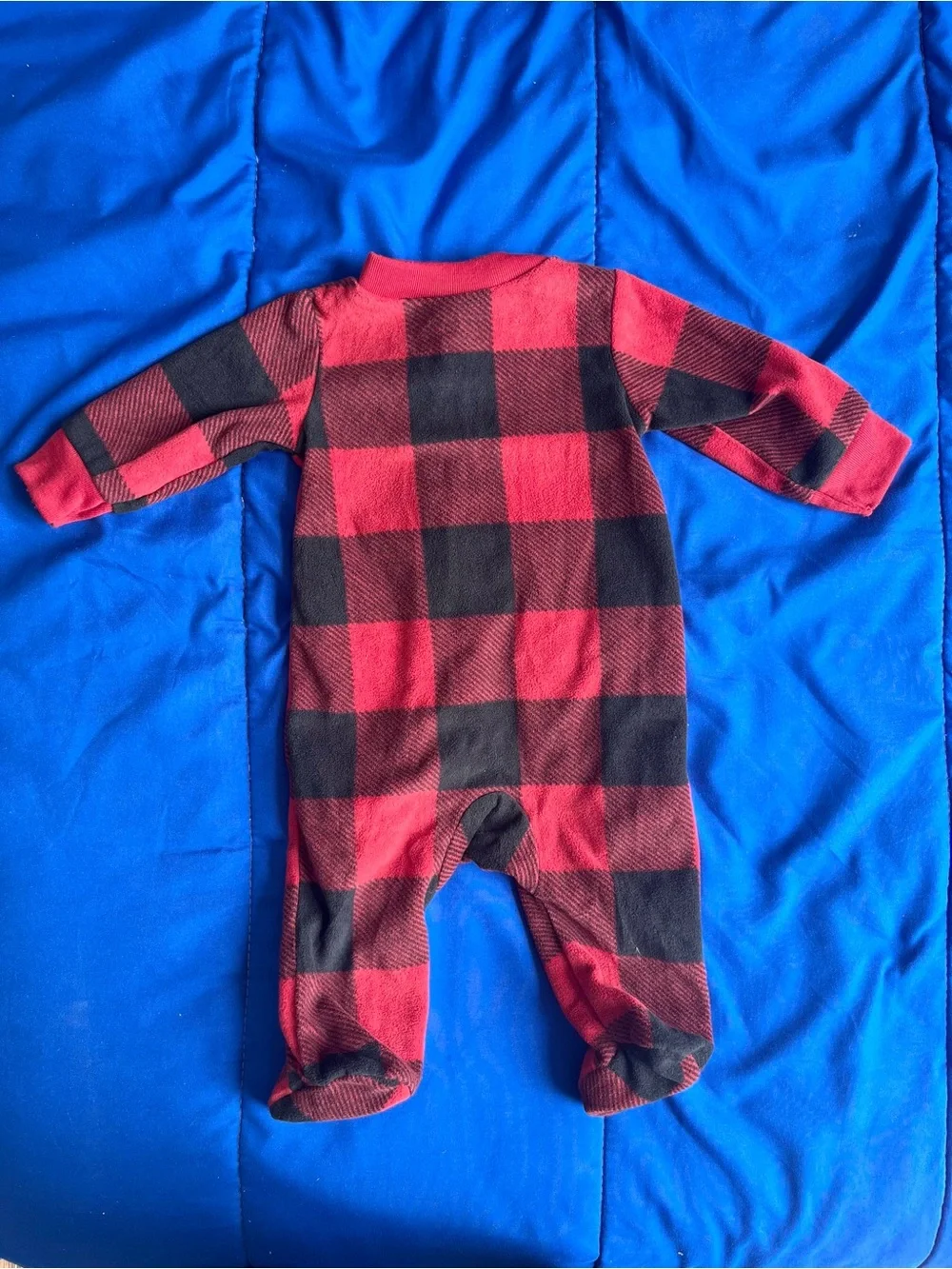 CARTER’S Baby Holiday Fleece Footed Pajamas (5) 0-3 Months